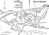 Baltimore, Maryland, April 1861, zoomable map.