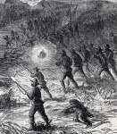 Union's Fifteenth Corps storming Fort McAllister, Savannah, Georgia, December 13, 1864, artist's impression, detail