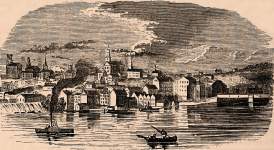 Augusta, Maine, 1861, artist's impression