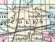 Coles County, Illinois, 1857
