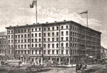 Continental Hotel, Philadelphia, Pennsylvania, circa 1880