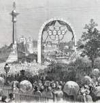 Dedication of the Odd Fellows Monument, Baltimore, Maryland, September 20, 1865, artist's impression, detail