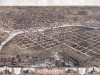 Des Moines, Iowa, 1868, zoomable map