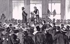 Draft drawings resuming in New York City's Sixth District, August 19, 1863, artist's impression, detail 