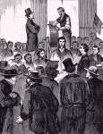 Draft drawings resuming in New York City's Sixth District, August 19, 1863, artist's impression, further detail 