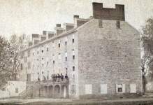 East College, Dickinson College, c1870, from the west