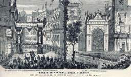 Entry of French forces into Mexico City, June 7, 1863, artist's impression for French magazine
