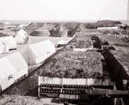 Fort Wagner, South Carolina, April 1865, interior view