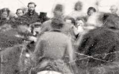 Dedication of the Soldiers' National Cemetery, November 19, 1863, detail