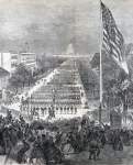 The Grand Review, Pennsylvania Avenue, Washington D.C., May 23-24, 1865, artist's impression, detail