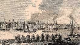 Hartford, Connecticut, 1861, artist's impression
