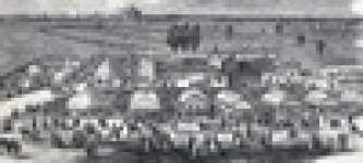 National Horse Fair, Springfield, Illinois, September 1865, artist's impression