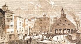 Indianapolis, Indiana, 1861, artist's impression