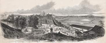 Jefferson City, Missouri, September 26, 1861, artist's impression, zoomable image