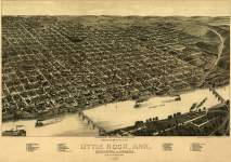Little Rock, Arkansas, 1887, zoomable