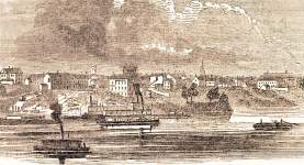 Little Rock, Arkansas, 1861, artist's impression