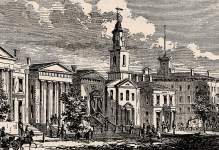 Middletown, Connecticut, 1861, artist's impression