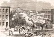 Montgomery, Alabama, February 1861, artist's impression, zoomable image