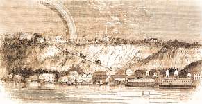 Natchez, Mississippi, 1861, artist's impression