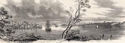 Norfolk, Virginia, 1862, artist's impression