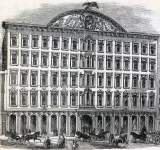 Pike's Opera House, Cincinnati, Ohio, destroyed by fire, March 22, 1866, artist's impression