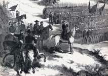 Grand Review of the Army of the Potomac, September 1863, Thomas Nast, artist's impression, detail