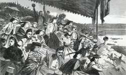 Winslow Homer, "Our Watering Places - Horse Racing at Saratoga," Harper's Weekly Magazine, August 1865