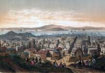 San Francisco, California, circa 1860, from the south west