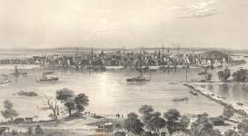 St. Louis, Missouri, 1855, engraving