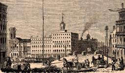 Syracuse, New York, 1861, artist's impression