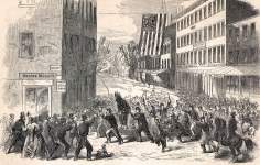 Tarring and Feathering of Ambrose L. Kimball, Haverhill, Massachusetts, August 19, 1861, zoomable image