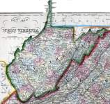 West Virginia, 1863, zoomable map