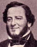 Judah Benjamin, bust view, detail