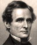 Jefferson Finis Davis, engraved portrait, 1861, detail
