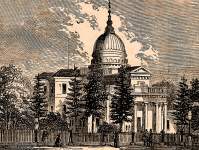State House, Trenton, New Jersey, 1861, artist's impression