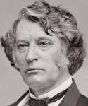 Charles Sumner, portrait by Brady, detail