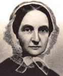 Martha Coffin Pelham Wright, engraving, detail