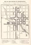 Map of Burned Sections of Chambersburg, PA, 1864, zoomify