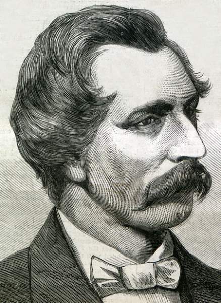 Charles Farrar Browne, artist's impression. 