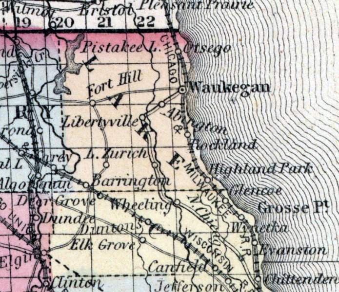 Lake County, Illinois, 1857