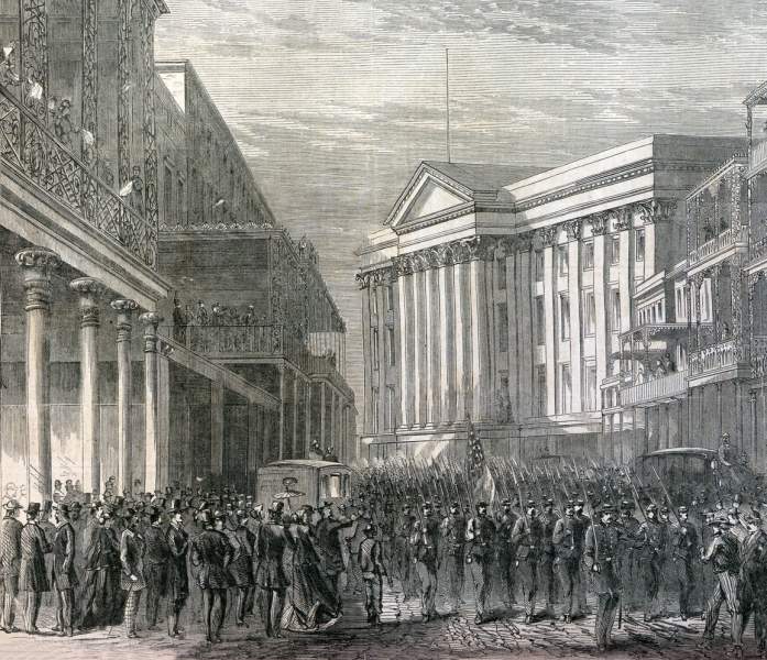 Mountjoy Prison, Dublin, Ireland, July, 1866, artist's impression