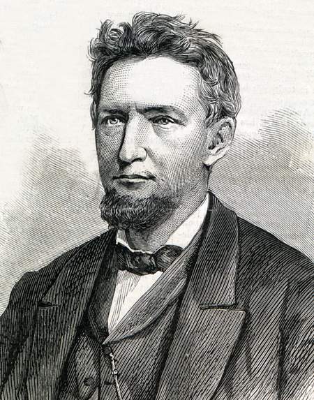 Almon Case, artist's impression.