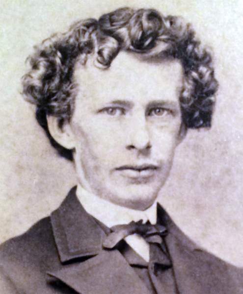 John Franklin Goucher, circa 1868, portrait size