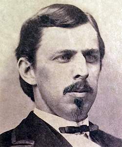 Isaac Collins West, circa 1868, detail.