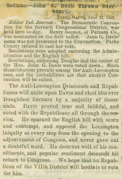 Abraham Lincoln to Charles H. Ray, June 27, 1858 (Page 2)