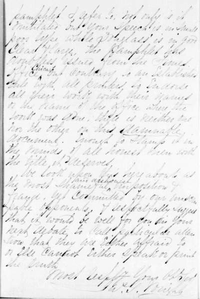 James G. Wright to Abraham Lincoln, October 11, 1858 (Page 2)