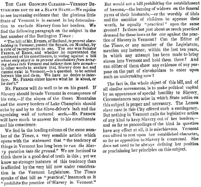 “The Case Growing Clearer,” New York Times, November 26, 1858