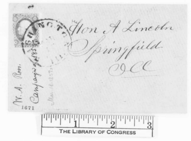 William A. Ross to Abraham Lincoln, March 18, 1859 (Page 2)