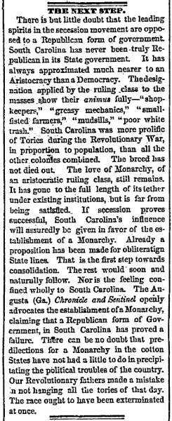 “The Next Step,” Chicago (IL) Tribune, February 6, 1861