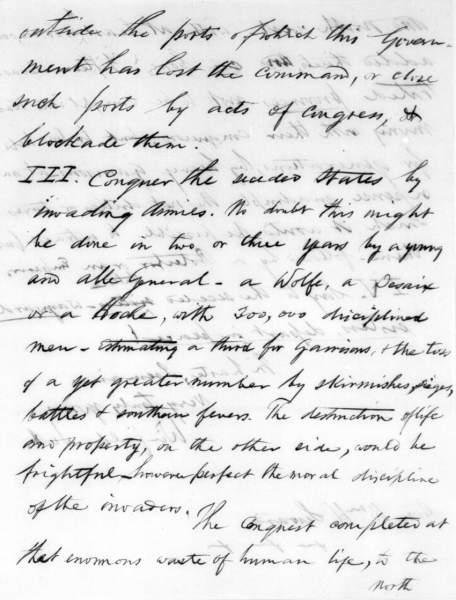 Winfield Scott to William H. Seward, March 3, 1861 (Page 3)